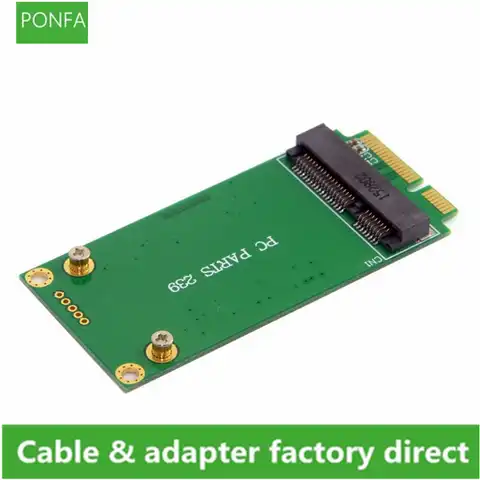 Адаптер mSATA для карт 3x5 см Mini PCI-e SATA SSD для Asus Eee PC 1000 S101 900 901 900A T91