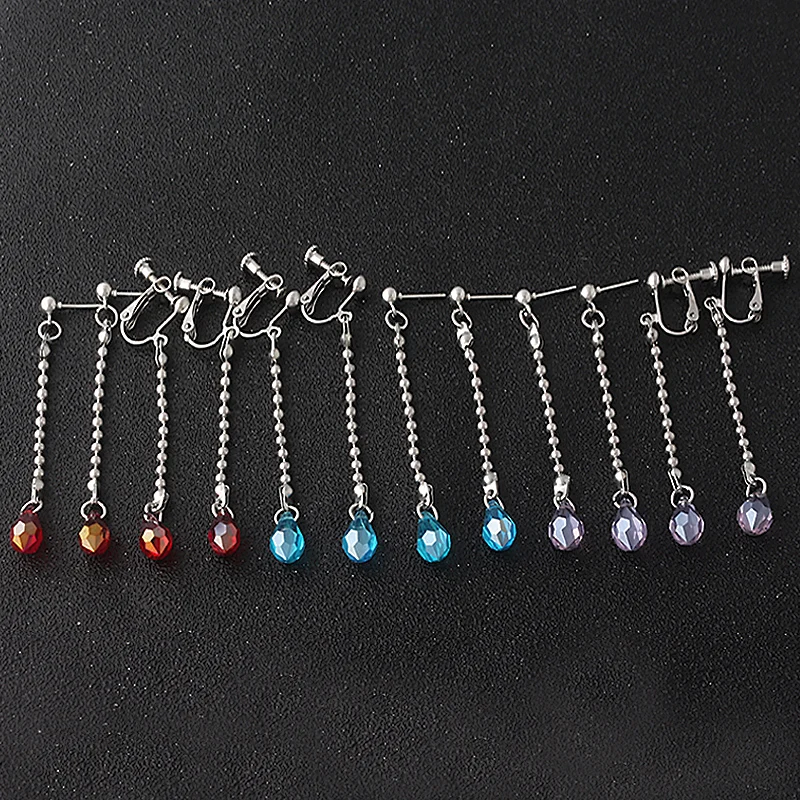 Серьги-клипсы Kurapika в форме капли из аниме Hunter X для фанатов клипсы ушей с