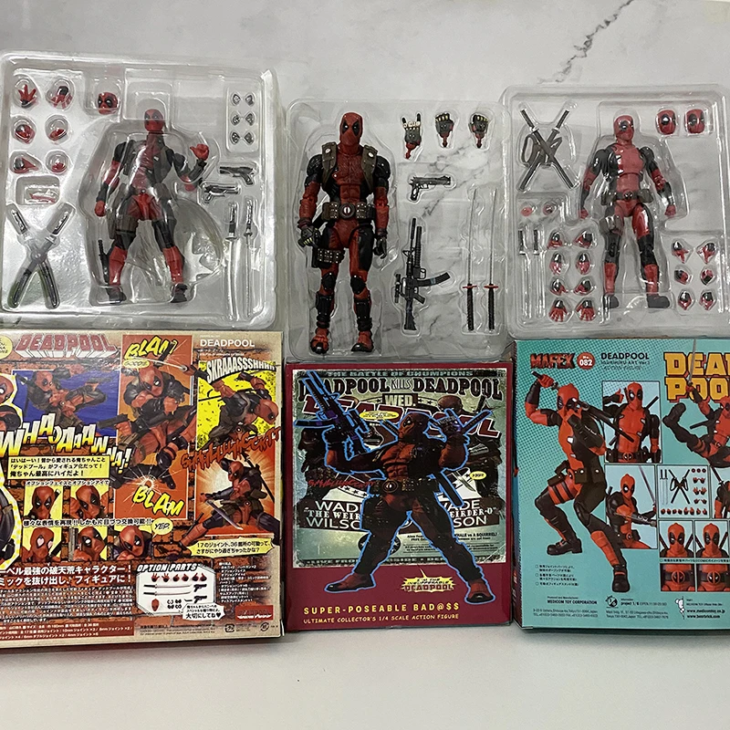 Фильма Дэдпул Рубашки фигурку для тинейджеров Revoltech Ямагучи Сумасшедшие игрушки