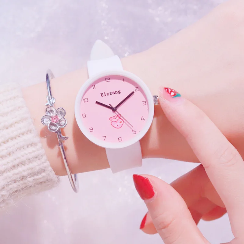 Милые детские часы милый минимализм креативный мультипликационный циферблат