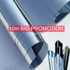 10 м6 м4 м декоративная пленка односторонняя зеркальная виниловая оконная пленка анти-УФ конфиденциальная самоклеющаяся оконная наклейка для домов и офисов