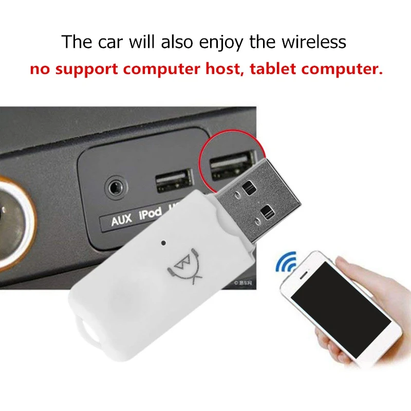 USB Bluetooth приемник аудио стерео адаптер беспроводной громкой связи ключ комплект