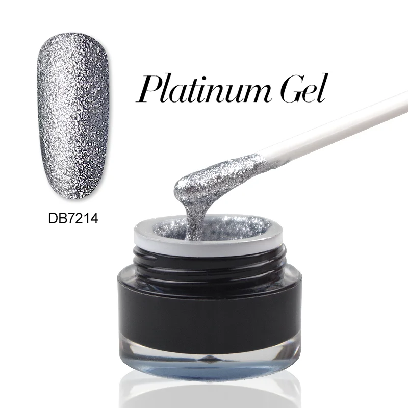 Платиновый гель для блестящих эффектов 11 цветов|Гель ногтей| |
