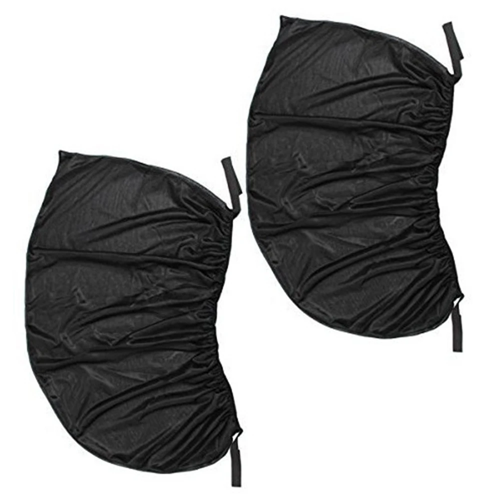 2 шт. летняя Защита от ультрафиолетовых лучей Автомобильный задний козырек от солнца на боковое окно анти-москитная Автомобильная Солнцезащитная сетка занавеска для седана