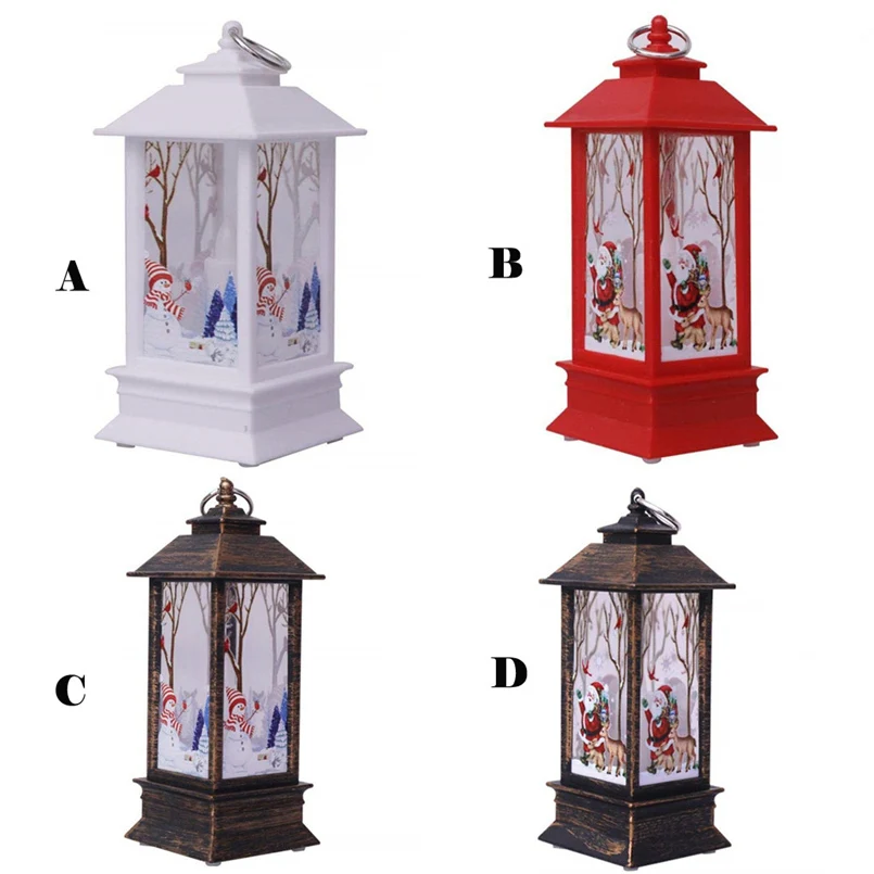 Рождественская светодиодная маленькая масляная лампа Ночной светильник