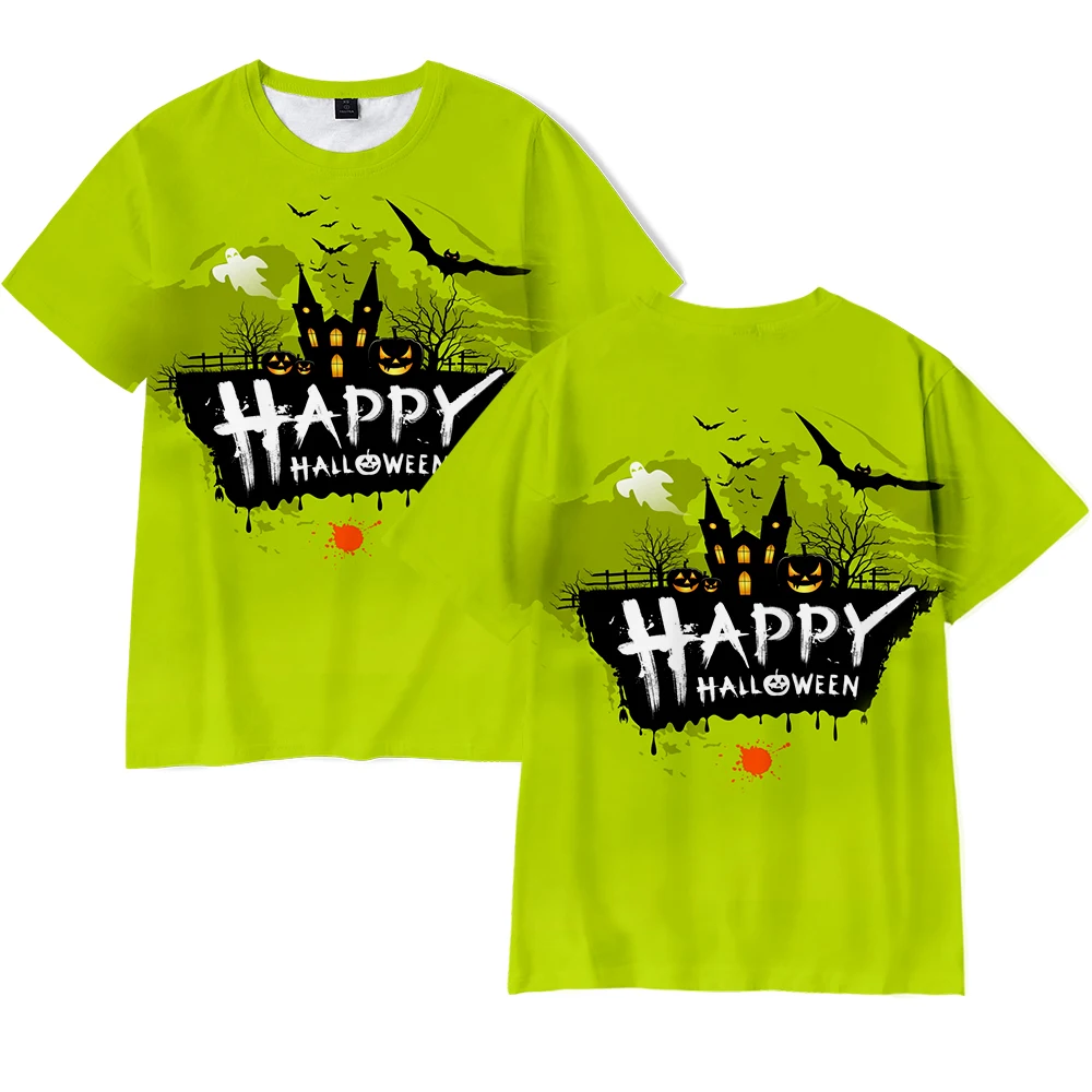 

New Happy Halloween T-shirt Men/Women Fashion Casual Hip Hop T shirt 3D Print Happy Halloween T-shrits Boys/Girls Tees Tops