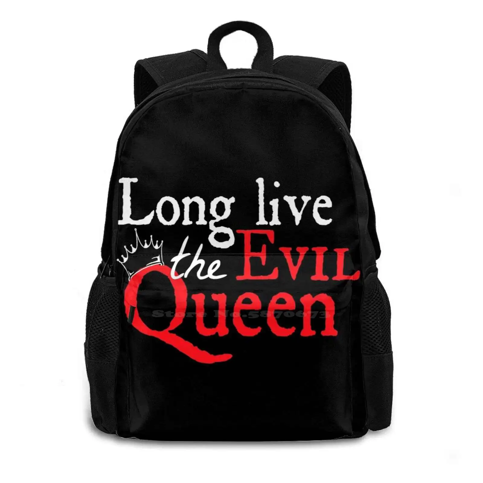 The Evil Queen Лидер продаж Школьный рюкзак Модные сумки Long Live Eq Ouat Ounce Oncer Regal