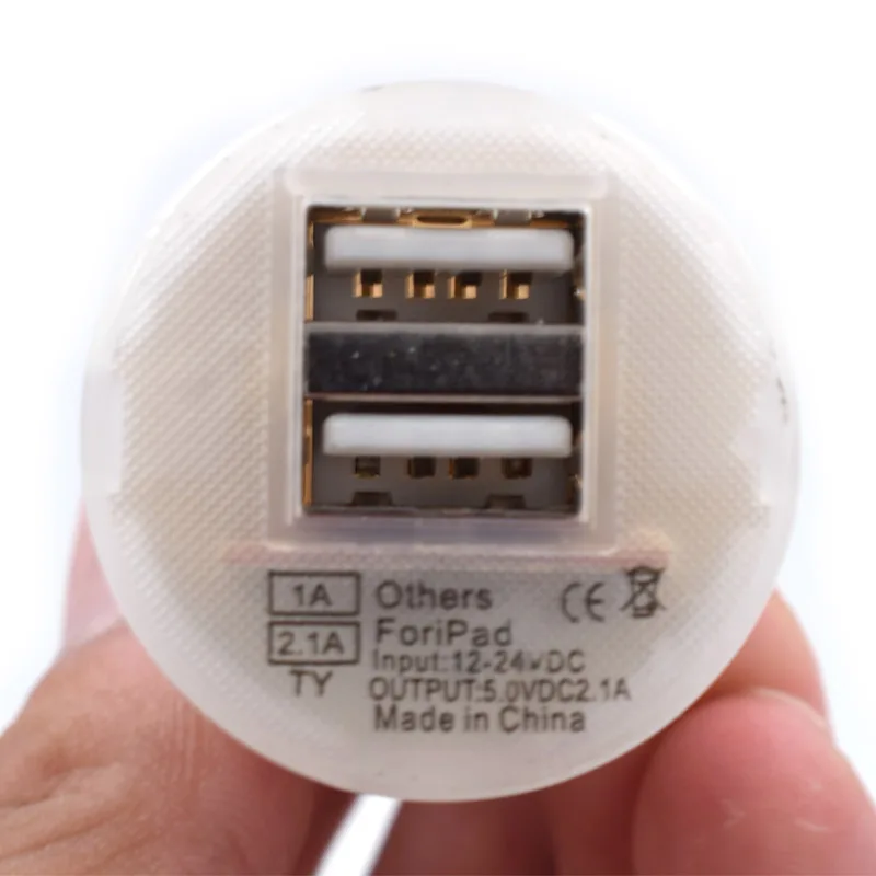 Автомобильные аксессуары 12 в автомобильный прикуриватель двойной USB QC 2.1A быстрое