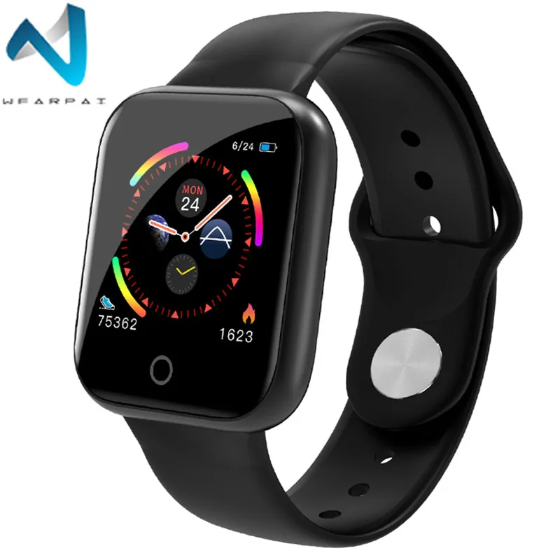 Wearpai I5 фитнес-трекер Смарт-часы погоды, водонепроницаемый мониторинг сердечного ритма, фитнес-часы для мужчин и женщин