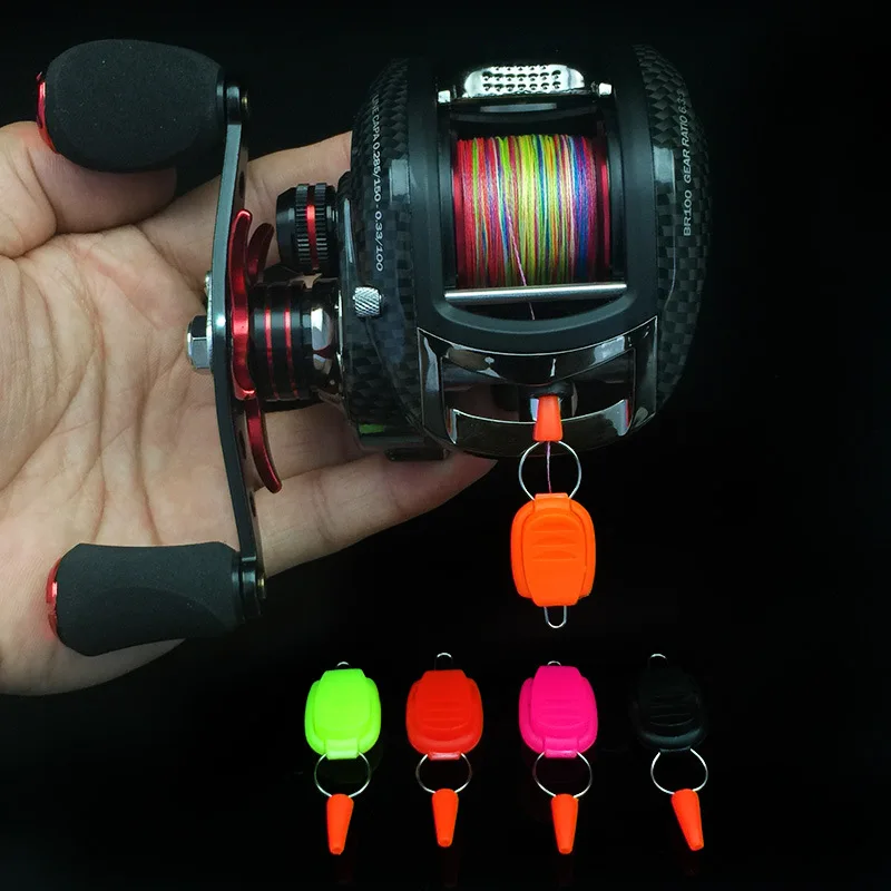 

50PCS/Lot Upgrade Baitcasting Reel Line Holder Fishing Line Buckle for Drum Cast Fishing Reels Fishing Tackle Accessories Gear