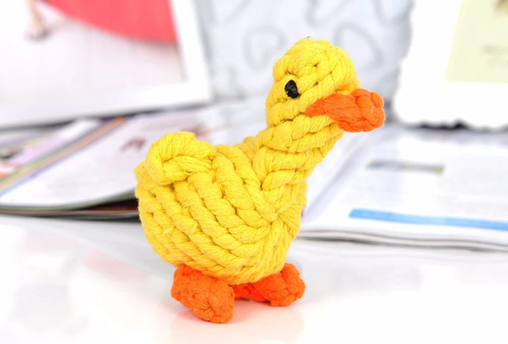 5 видов жевательные игрушки для собак милые модели животных хлопчатобумажный