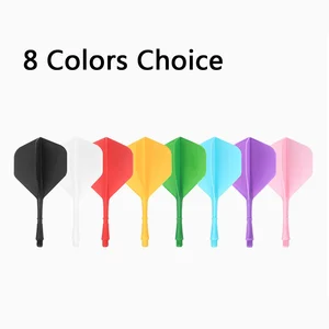 Лиса улыбающаяся 6 шт. профессиональная Дротика полет 2BA мягкий встроенный дротика ПОЛЕТЫ и валы