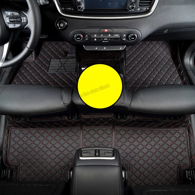 Кожаные автомобильные коврики Lsrtw2017 для Kia Sorento Prime 2010 2011 2012 2013 2014 2015 2016 2017 2018 2019 2020