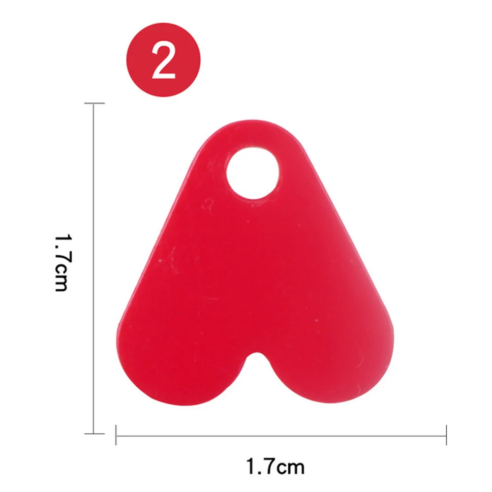 Блесна рыболовная пластиковая в форме красного сердца 100 шт. | Спорт и развлечения