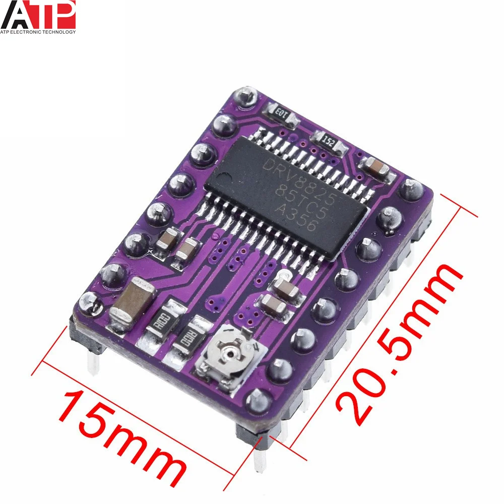 Запчасти для 3D-принтера Stepstick Drv8825 драйвер шагового двигателя радиатор Reprap