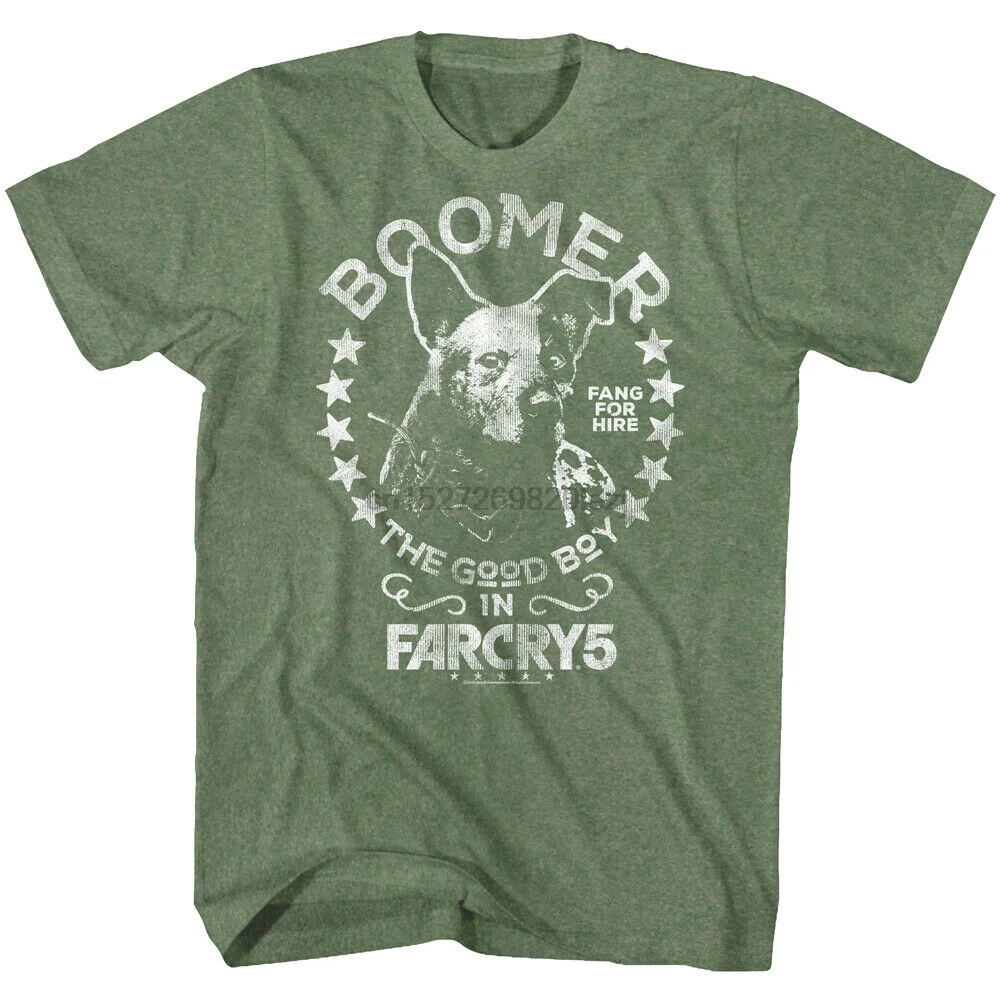 Far Cry Ubisoft Видеозвонок Boomer The Good Junge Fang Verleih Erwachsene T Shirt|Мужские футболки| |