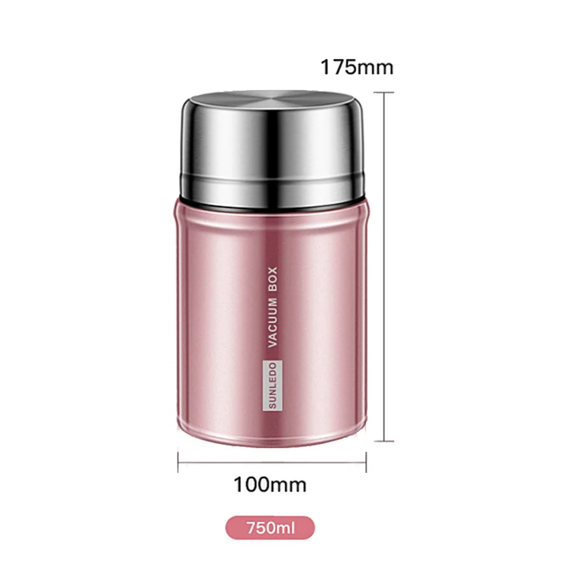 

New Stainless Steel Bento Box Thermos Insulated Food Vacuum Box Practical Roast Stew Lunch Box Portable Picnic Food Container