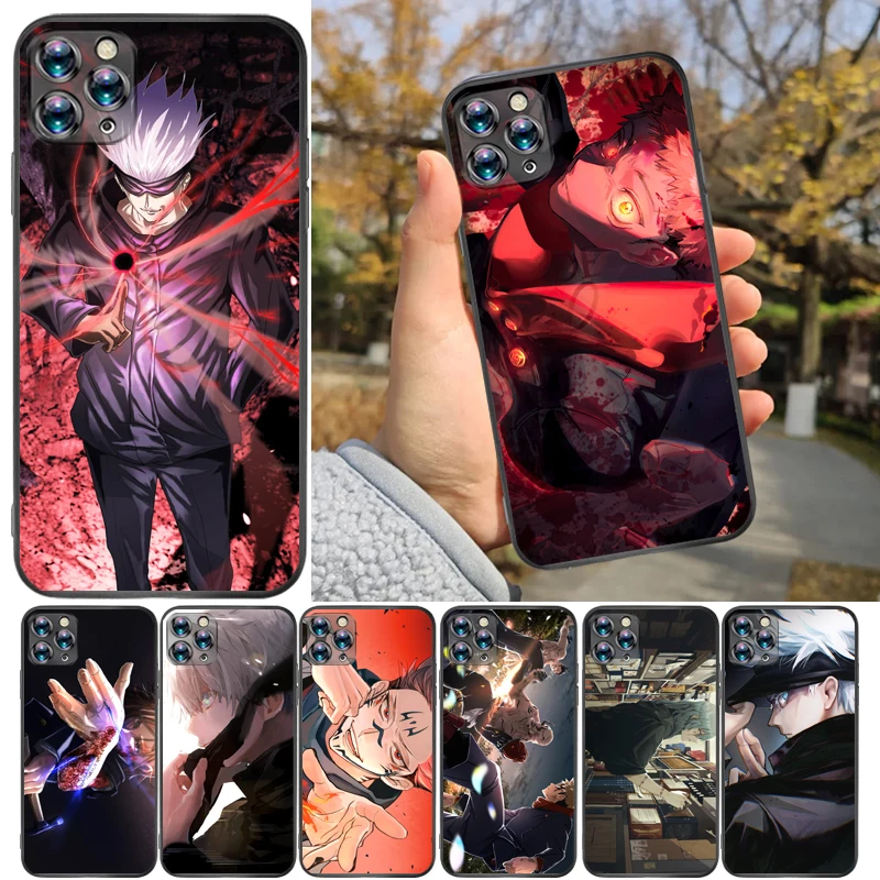 

Jujutsu Kaisen Sukuna Fushiguro Megumi Satoru Gojo Yuji Itadori Phone Case For iPhone 7 8 6 6S Plus Funda Carcasa Soft TPU