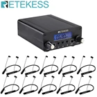 RETEKESS TR508 fm-передатчик + 10 шт. fm-радио приемник TR108 Bluetooth спортивные наушники для езды на церковном собрании перевод