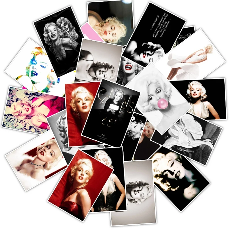 25 шт. классические сексуальные Мэрилин Монро водостойкие граффити наклейки для