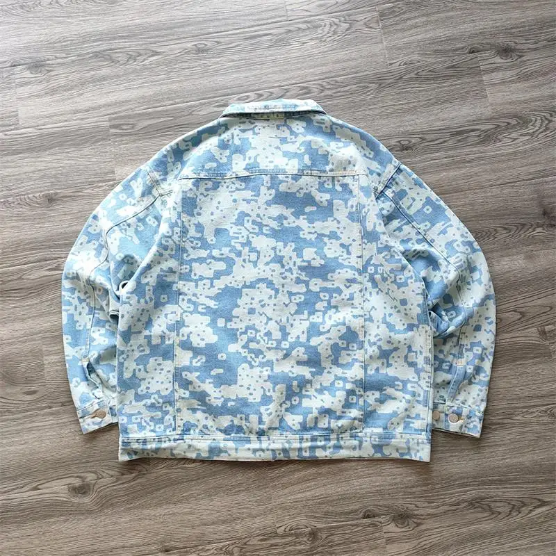 

Новинка, джинсовая рубашка Cavempt C.E 18AW, куртка для мужчин и женщин, высококачественная повседневная Уличная одежда 1:1, куртка Cav Empt
