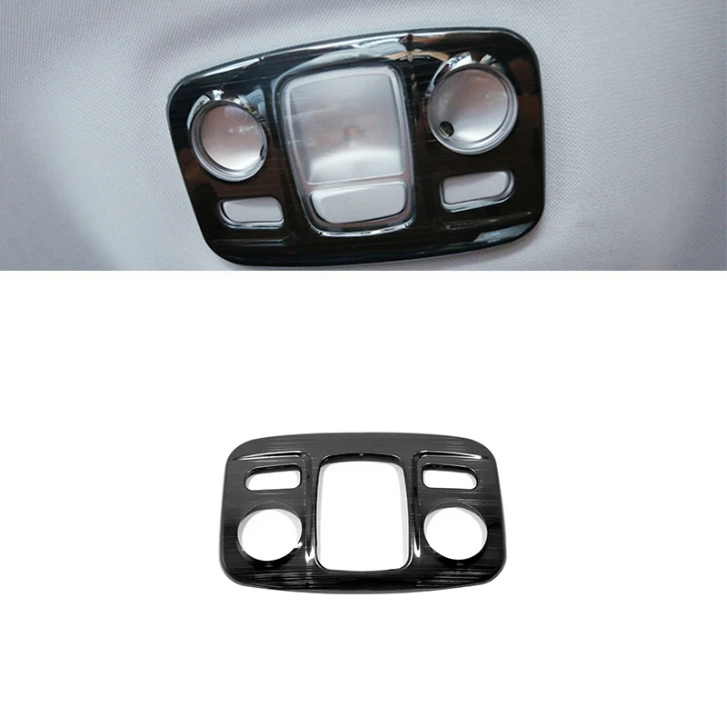 

Stainless Steel For Peugeot 3008 GT 5008 2016 2017 2018 Car accessories Rear Reading Light Lamp Decoration Trim Frame Cover 1pcs