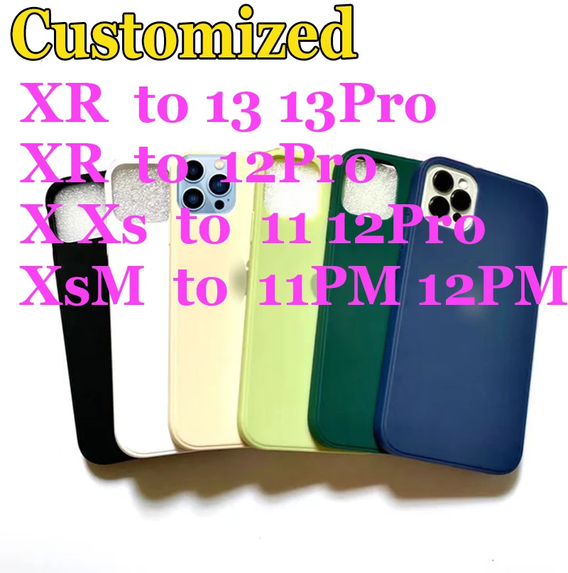 

DIY 100% работа для iPhone Xr как 13 12/13Pro,Xs Max как 12Pro max ,X XS like 11/12Pro индивидуальный квадратный силиконовый чехол