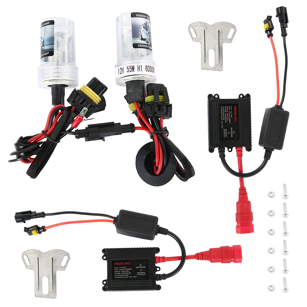 H1 ксеноновый светильник сборка модифицированный автомобильный головной 9006 H3 H4 H7