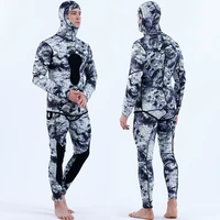 3mm neoprene scuba water sports diving suit keep warm men hood surfing underwater snorkeling spearfishing hunting swim wetsuits