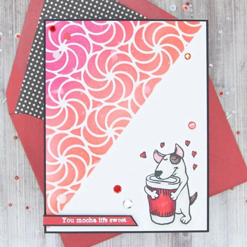 Металлический Трафаретный вырубной штамп матч прозрачный силиконовый штампы