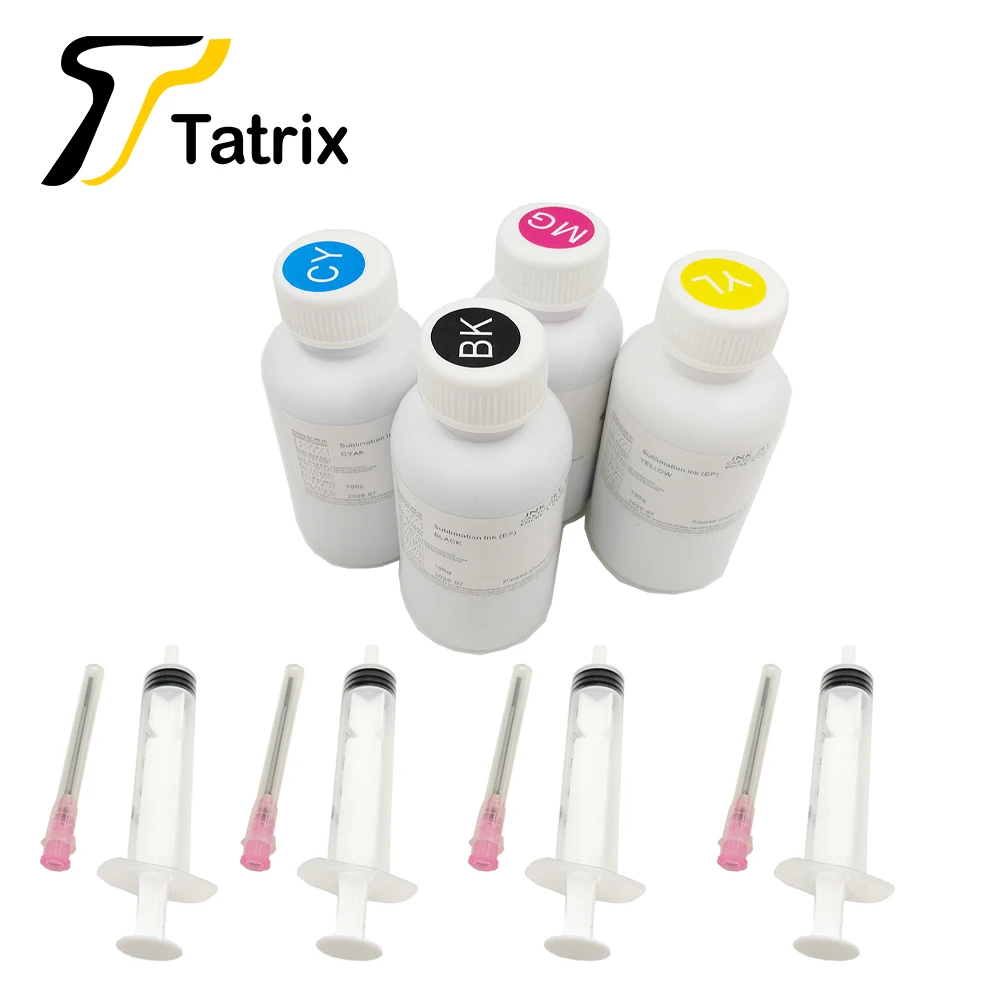 Чернила для сублимации Tatrix 100MLx4 Epson термопереводные чернила футболки/корпуса