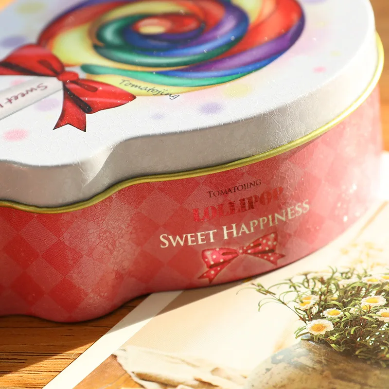 Рождественские подарочные коробки леденец Оловянная конфетная упаковка коробка