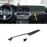 auto accessories for bmw x5 g05 2019 2020 x6 2020 100 real carbon fiber car center console decoration panel interior car goods