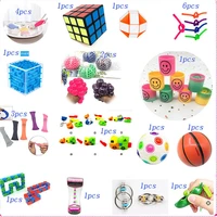 202122pcs pack fidget sensory toy set stress relief toys autism anxiety relief stress pop bubble fidget toys for kids adults