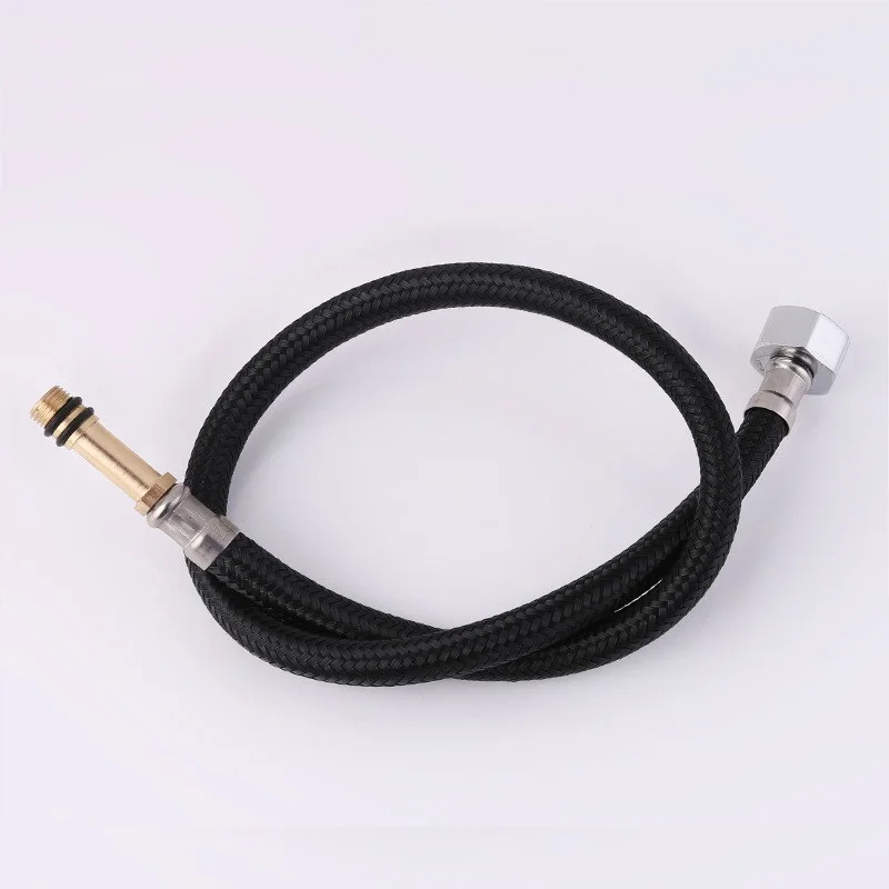 MTTUZK 304 нержавеющая сталь G1/2 &quotЧерный Гибкий Смеситель для холодной и горячей