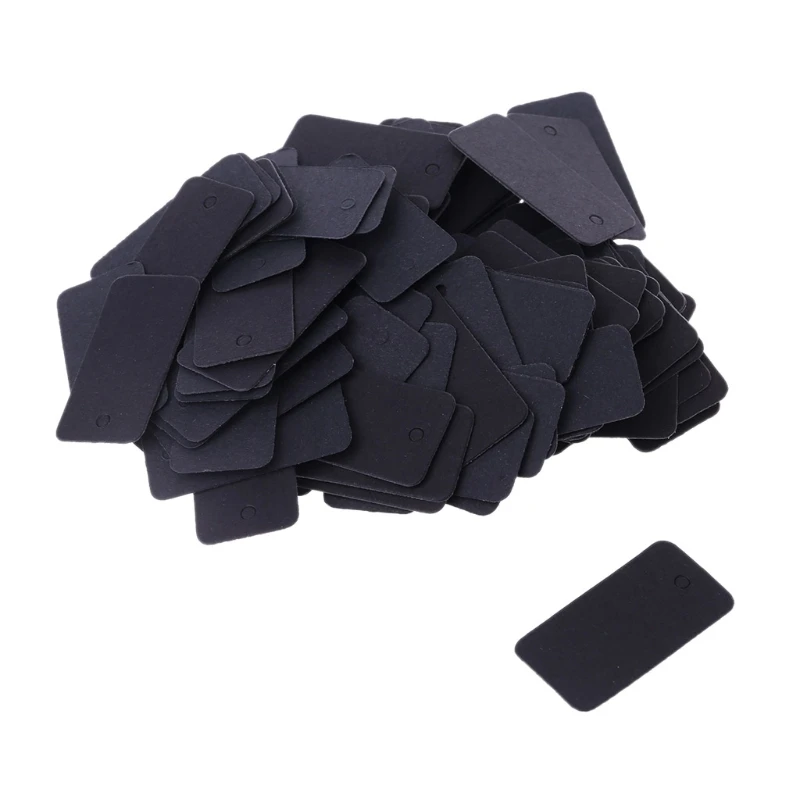 

100pcs Vintage Kraft Paper Gift Cards Hang Tags Jewelry Labels Tag Craft Decor