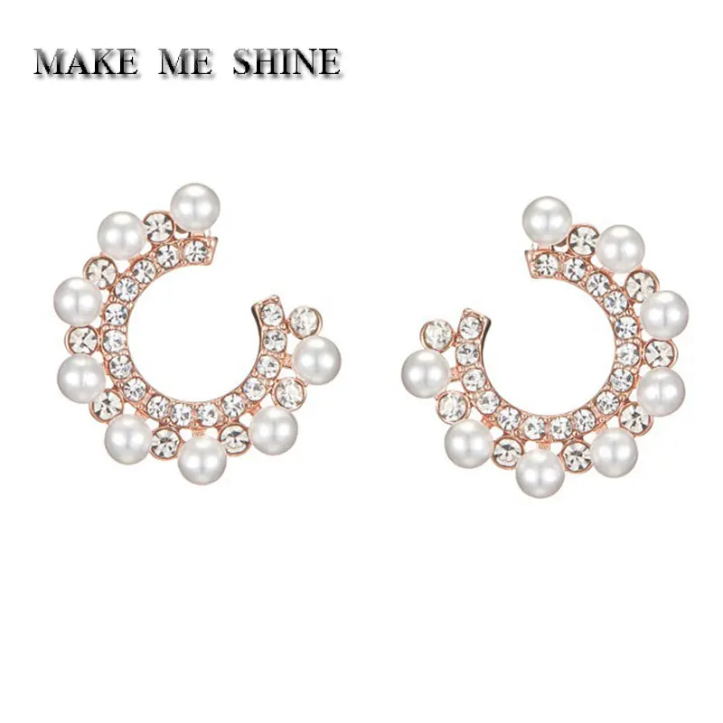 Высокое качество SWA Элегантный Кристалл ювелирные изделия полукруглые для