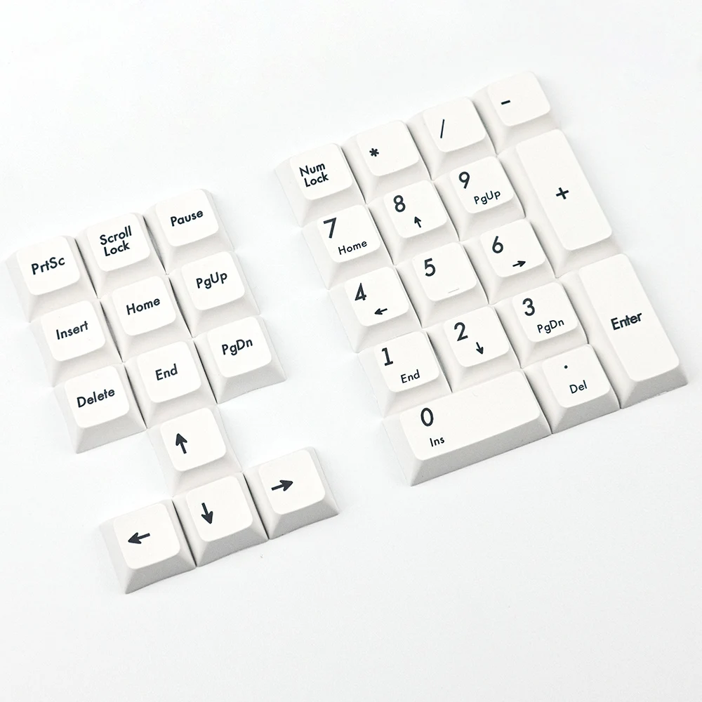 Totoro дизайн XDA профиль чистый белый колпачки для клавиш Cherry Mx Переключатель
