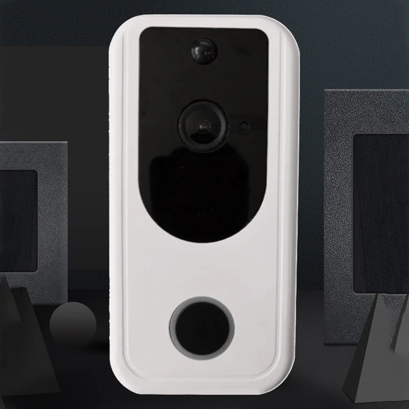 

Video Doorbell WiFi HD Wide-Angle ligent Alarm Super Battery Life Two-Way Voice Call Night Vision
