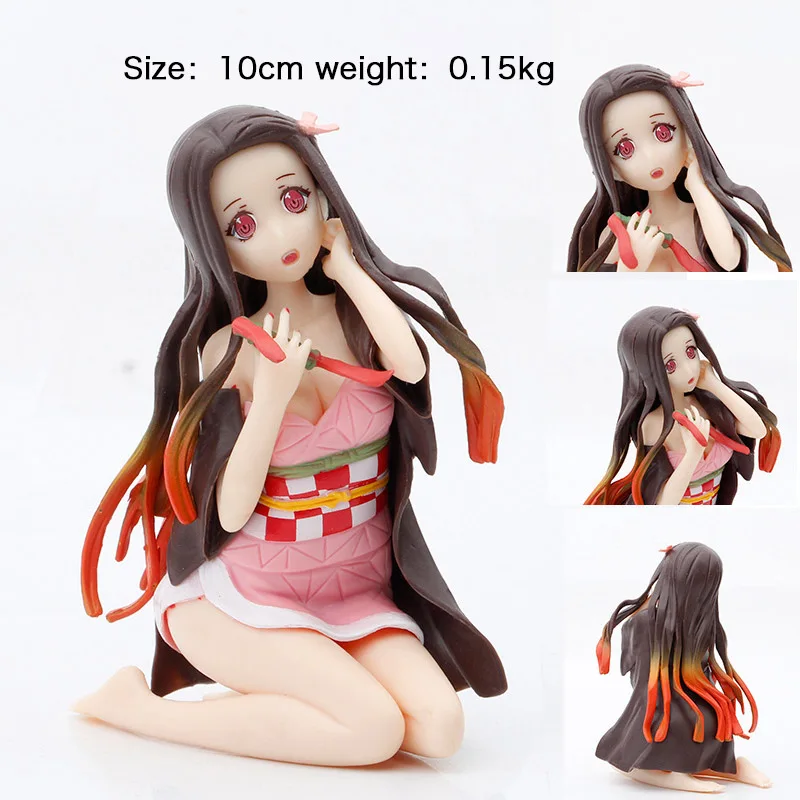 

Anime Figure Demon Slayer Kamado Nezuko Action Kneeling Version PVC Toy Brinquedos
