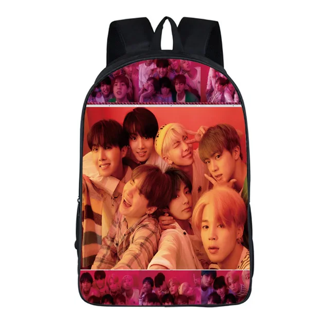 backpack 10 Школьный рюкзак Sac A Dos Kpop K-pop K Pop школьный рюкзак для девочек-подростков - Цвет: backpack 10