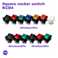 kcd4 rocker switch on off 23 position 4pins6pins electrical equipment with light power switch switch cap 16a 250vac 20a 125v