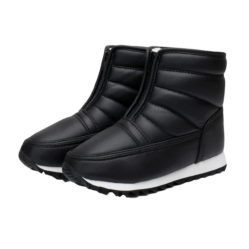 

Wohdhe Women Snow Boots Short Boots High Quality Non-slip Platform Winter Shoes 2020 New Wool Keep Warm Size 35-45