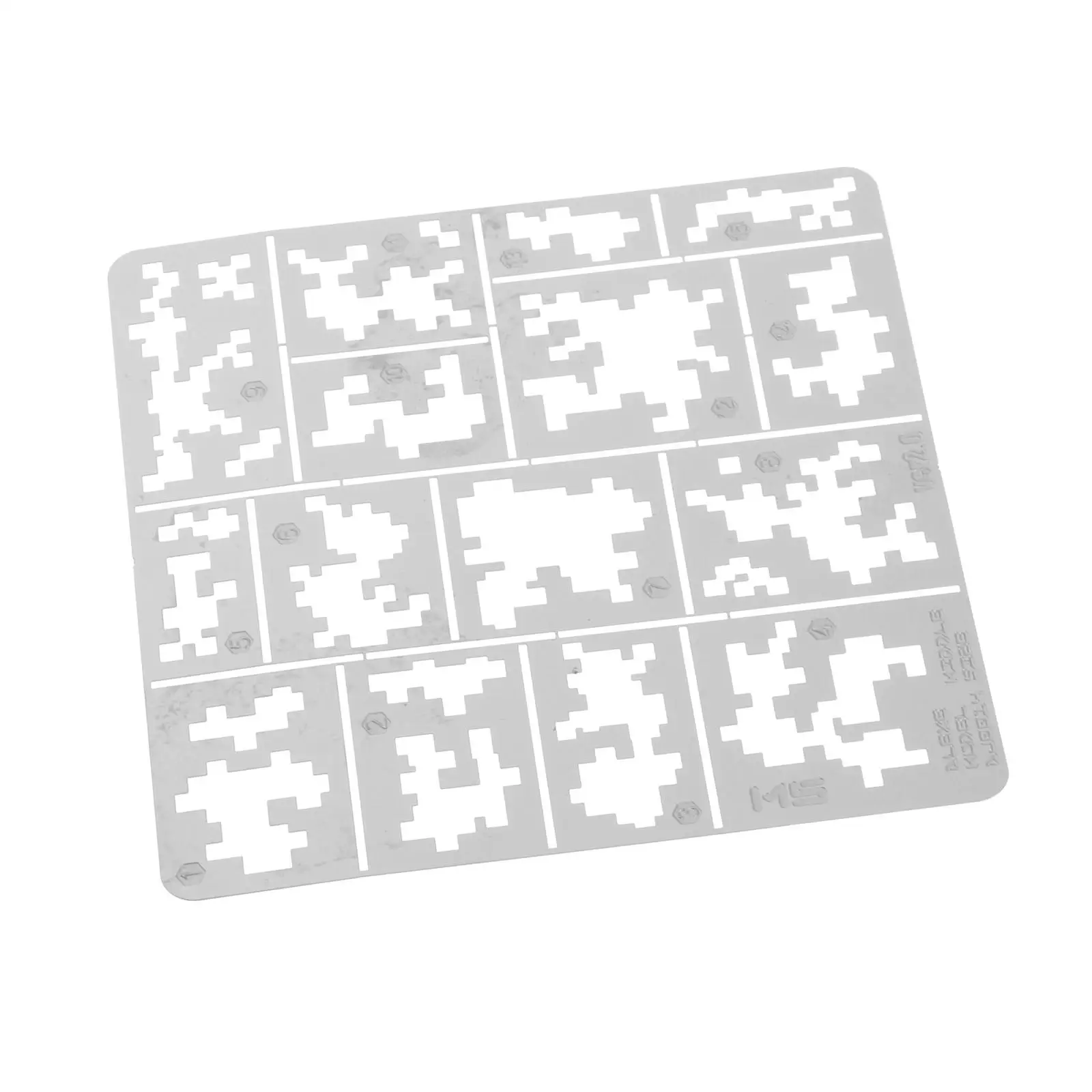 

Model Corrosion and Stain Template,Leakage Spray Plate for Assembly Model Stencil Theme