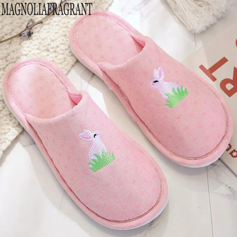 Новинка домашние тапочки унисекс домашняя льняная обувь для влюбленных