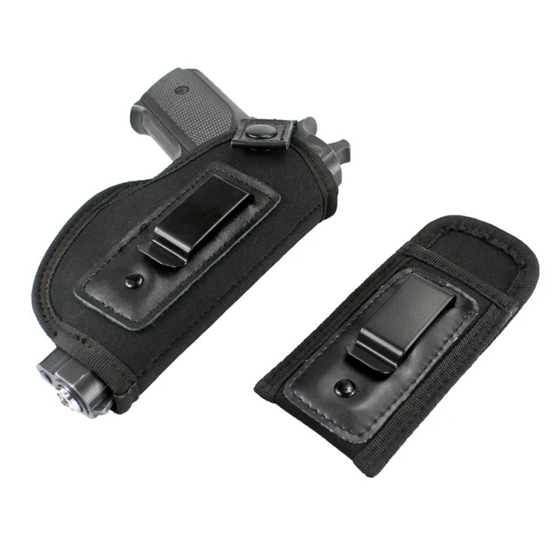 

IWB универсальная Скрытая Кобура Для Пистолетов Glock 17 19 Beretta M9 Colt 1911 Sig все размеры Пистолеты Пистолет Сумка с Mag кобура Сумка