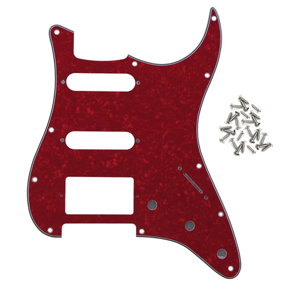 10 отверстий JB бас SSH Гитара накладки царапины пластины для Fender Стандартный джаз бас для TAGIMA JB 3Ply ПВХ строительство - Цвет: SSH