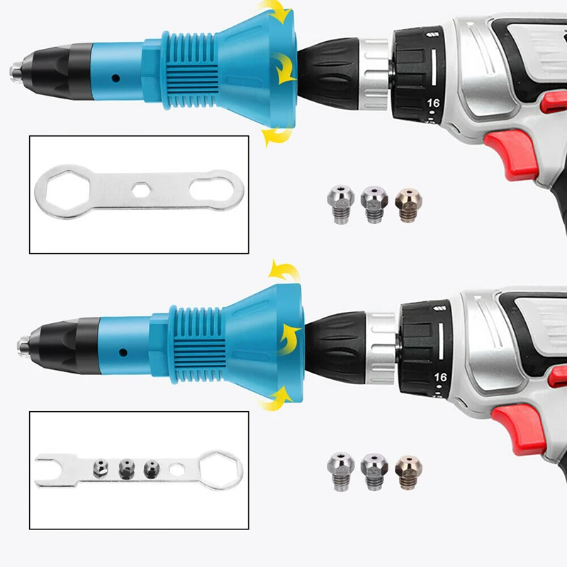 Электрическая заклепочная дрель многофункциональный адаптер для заклепок