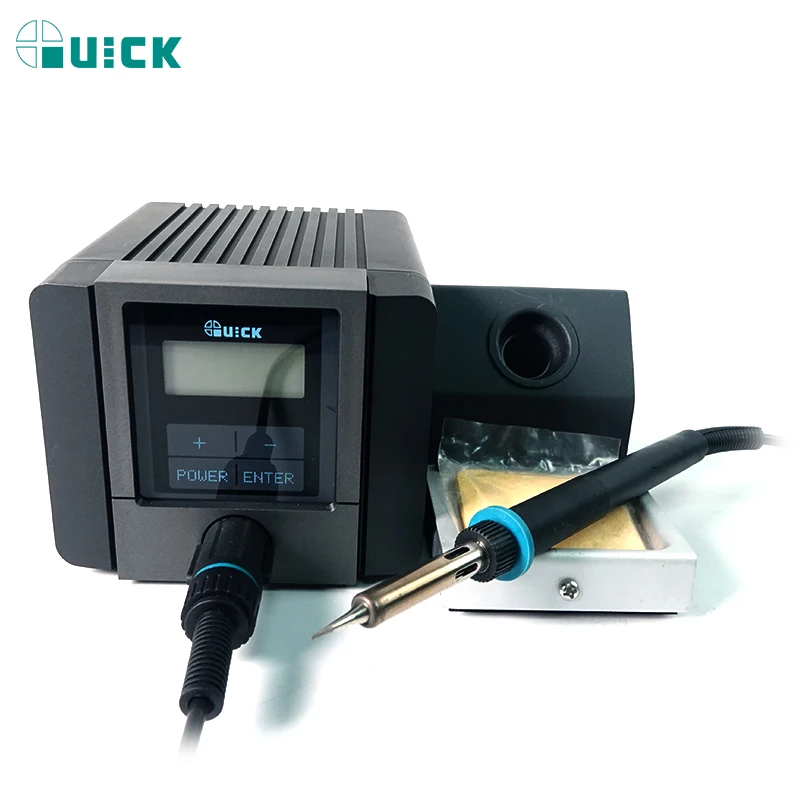 

QUICK TS1100 220V 90W Intelligent lead-free soldering station electric soldering iron adjustable temperature constant antistatic