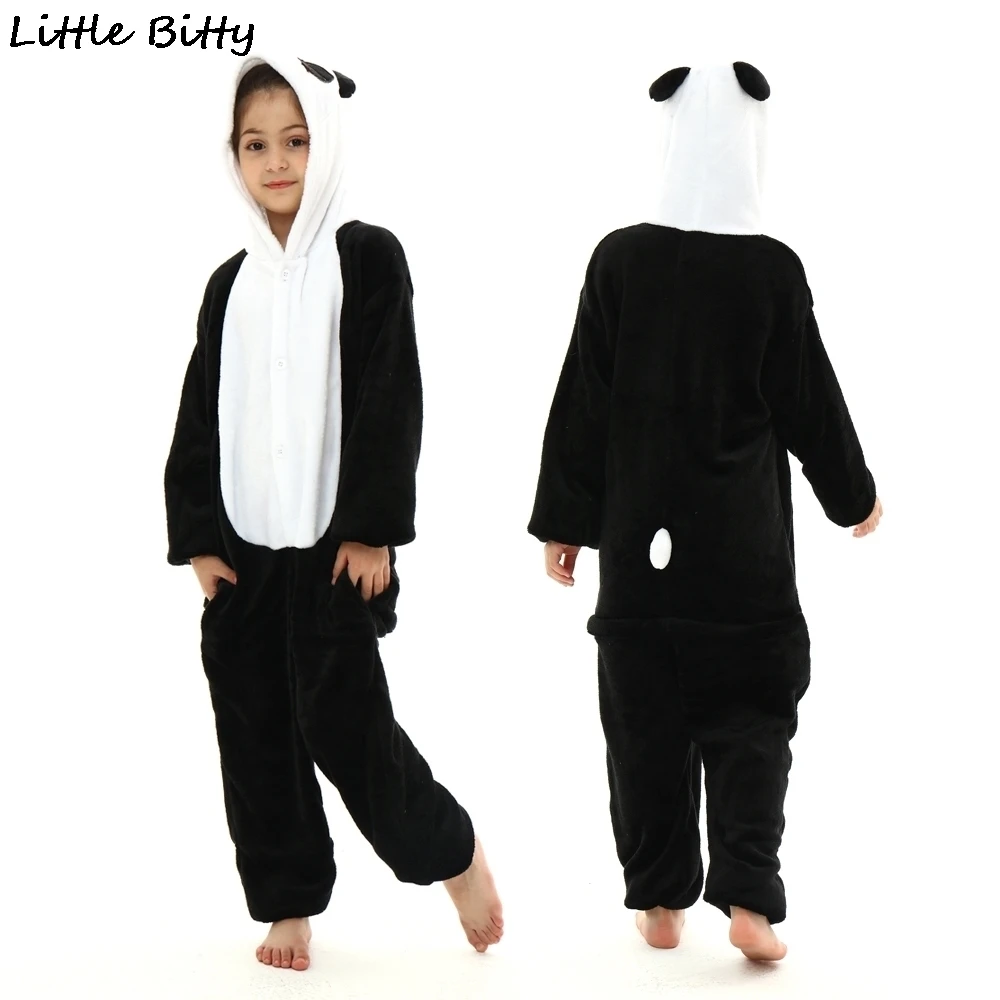 Детская Пижама-кигуруми в виде животных панда тигр динозавр |